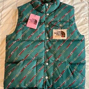 Gucci x North Face Down Vest NWT Medium